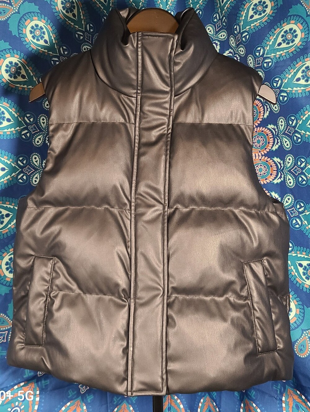 a new day Black Puffer Vest